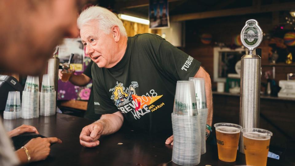 Festival crew T-shirts with history and memories