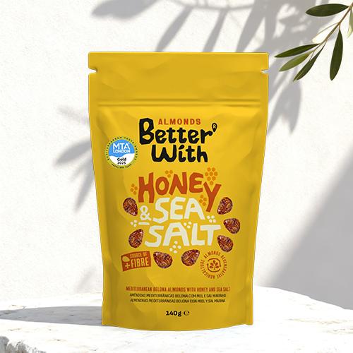 ALMONDS BETTER WITH HONEY & SEA SALT