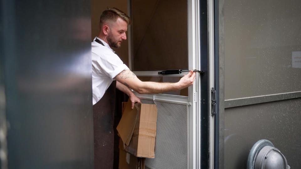 Madklubben Secures Kitchen and Service Areas with Professional Insect Screens for Doors